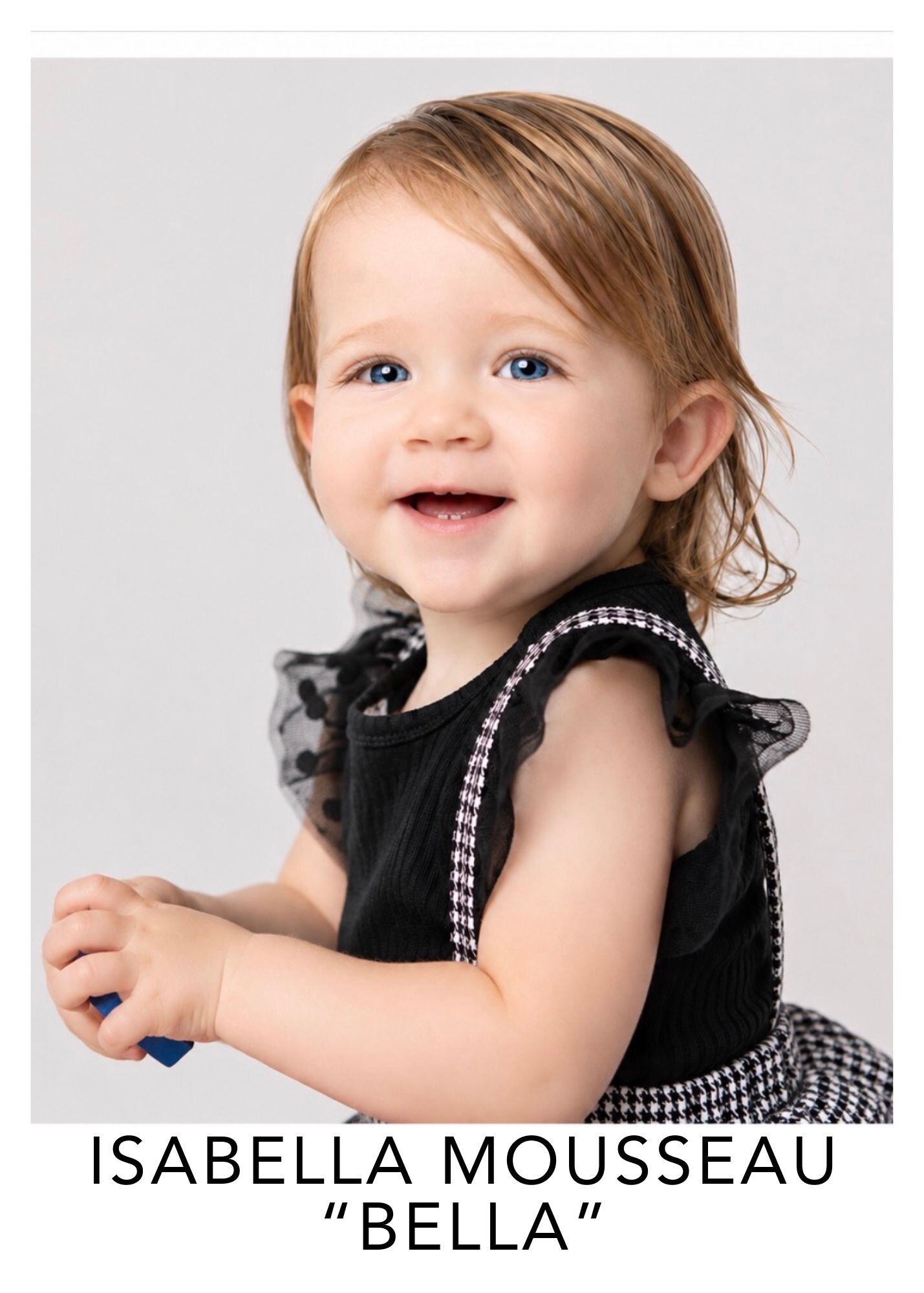 Portrait of Bella Mousseau